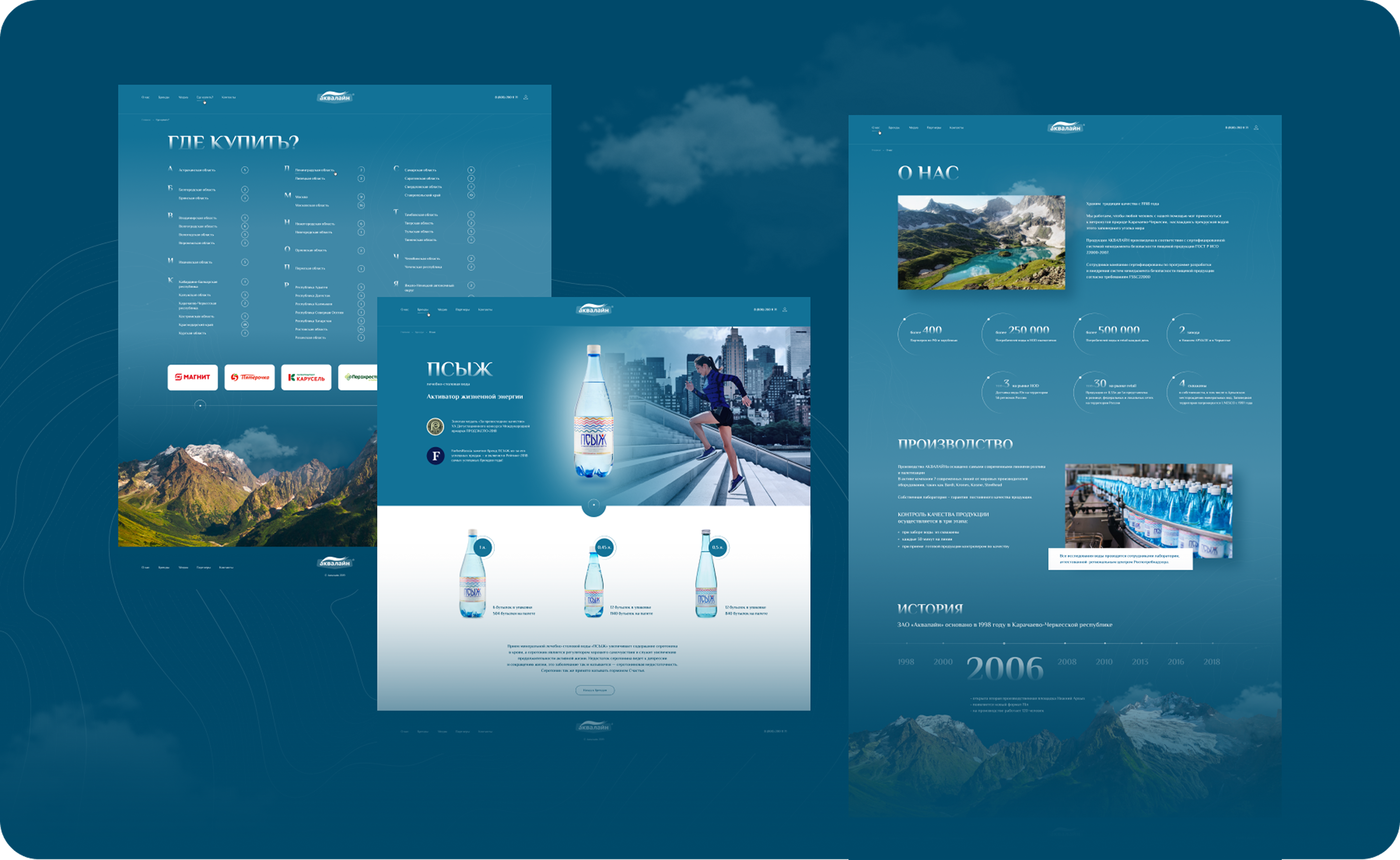 Дезигн внутренних страниц